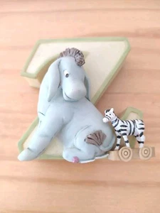 Disney Winnie The Pooh "Pooh's Alphabet" Letter " Z " Eeyore Michel Figurine - Picture 1 of 9