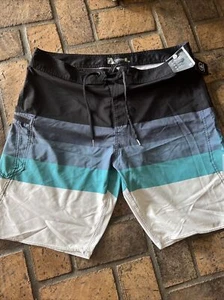 NWT MEN VOLCOM MOD TECH Size 38 BOARD SHORT Multi Color - Picture 1 of 6