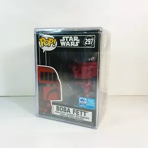 Funko Pop! Limited Edition BOBA FETT Futura Red Star Wars #297 WONDERCON 2020 - Picture 1 of 8