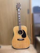 Acoustic Guitar Kansas KW150 Natural Made in Japan & Hard Case 90% Frets Remain for sale