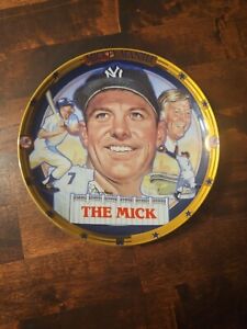 "THE MICK" MICKEY MANTLE 1995 COLLECTORS PLATE--THE HAMILTON COLLECTION #1