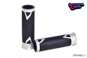 PUIG GRIPS RADIKAL FOR DUCATI MONSTER 1100 09-10 SILVER-119MM - Picture 1 of 1