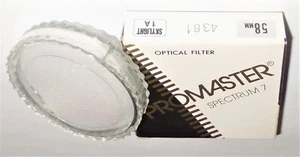 Promaster Spectrum 7 Clear Optical Filter 58mm Skylight 1A #4381 New - Picture 1 of 2