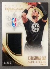 PAUL PIERCE 2013-14 IMMACULATE CHRISTMAS DAY JERSEY COLLECTION 71/85