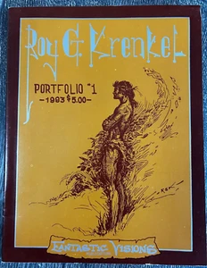 ROY G. KRENKEL Porfolio #1 Art Portfolio Book Fantastic Visions Publication 1983 - Picture 1 of 11
