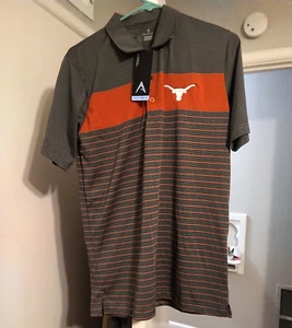 NEW - Men's Antigua UT University of Texas Longhorns Polo Shirt - Size S - Picture 1 of 6