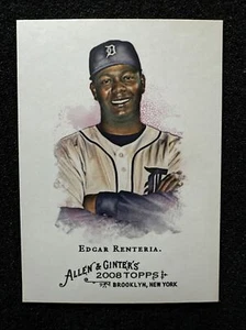 EDGAR RENTERIA #196 2008 Topps Allen & Ginter's Menge Detroit Tigers - Bild 1 von 2