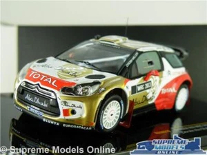 CITROEN DS3 WRC MODEL RALLY CAR 1:43 2013 IXO ABU DHABI PRESENTATION RAM519 K8 - Picture 1 of 5