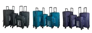 Light Weight Suitcase 4 Wheels Case Luggage Expandable 600D Combo Lock - Picture 1 of 22