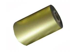 Ribbon resina ORO lucido 110x300 INK OUT anima 1" per stampa su banda funebre - Afbeelding 1 van 1
