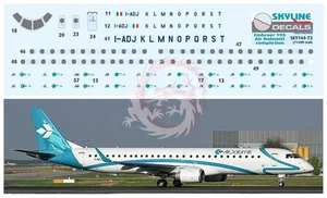 Kalkomania do Embraer ERJ 195 Air Dolomiti Skyline Sky144-73 skala 1/144 - Picture 1 of 2