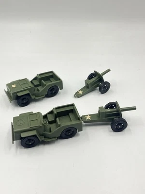 Lote de ejes metálicos cañón obús capitán Jeep ejército de EE. UU. TIM - MEE TOYS DE COLECCIÓN Foto 1 de 4