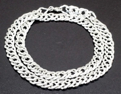 925 Sterling Silver Handmade Jewelry Beautiful Adorable Chain Necklace For Gift Foto 1 de 4