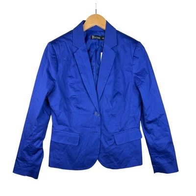 Nuevo Blazer 7th Avenue New York Company Un Botón Talla 10 Azul Foto 1 de 4