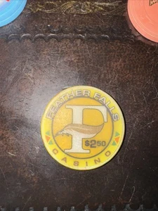 FEATHER FALLS CASINO $2.50 CASINO CHIP CALIFORNIA - Bild 1 von 3