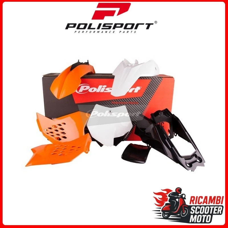 KIT PLASTICHE ARANCIONE/BIANCO KTM 65 SX 2012-2015 P90450#1 Foto 1 de 1