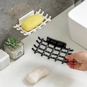Soporte de jabón para baño soporte de jabón soporte de sopa de montaje en pared bandeja de jabón jabonera Reino Unido - Imagen 1 de 15