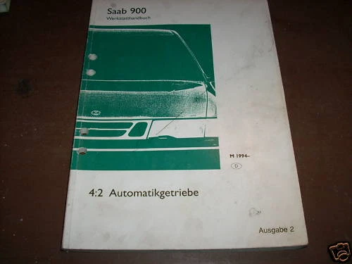 Manuale D'Officina Saab 900 Cambio Automatico, Di 1994 - Immagine 1 di 1