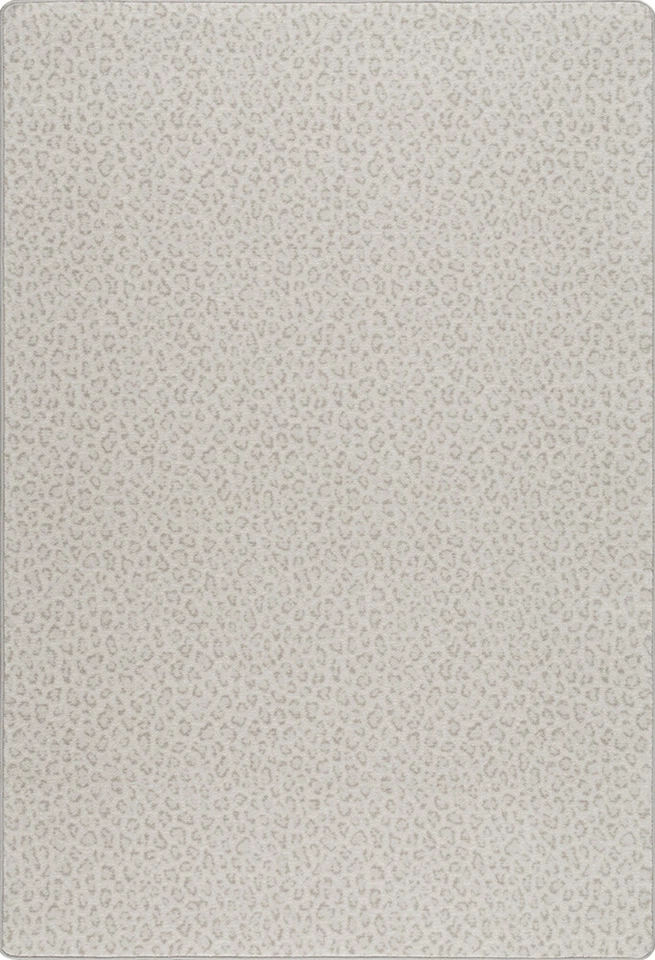 Milliken White Contemporary Static Dots Area Rug Solid Wild Journey Snow Leopold - Image 1 of 1