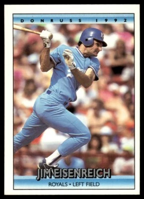 1992 Donruss #297 Jim Eisenreich Kansas City Royals - Image 1 of 2