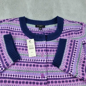 Talbots Lambswool Blend Cardigan Sweater Womens Petite Med Button Up Long Sleeve - Picture 1 of 6