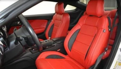 Custom Katzkin Ford Mustang Salsa GT V6 Coupe Leather Seat Covers 2015 -> 2022 - Image 1 of 4