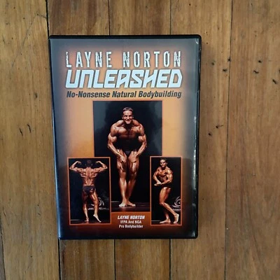 Layne Norton UNLEASHED N0-Nonsense Natural Bodybuilding DVD 2008 - Image 1 of 3