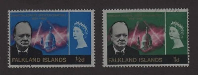 Estampillas de Islas Malvinas Sc# 158, 159 usadas/CTO Foto 1 de 2