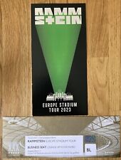 VIP Ticket Rammstein Europe Stadium Tour 2023 Berlin 15.07.2023 Sammlerticket
