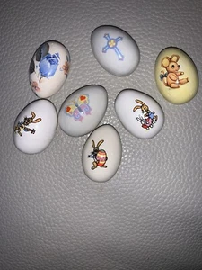 Rare Vintage Porcelain Egg tiny 1-1.5 “ - Picture 1 of 3