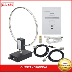 GA-450 Loop Antenna SDR Short MW Radio Antenna SW 2.30-30MHz MW 522-1710KHz - Afbeelding 1 van 9