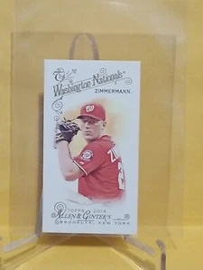 2014 Topps Allen & Ginter Mini No Card Number Jordan Zimmermann Print Run 50 - Picture 1 of 2