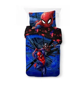 New Spider Man Kids 2-Piece Twin/Full Reversible Comforter Miles Morales Marvel - Picture 1 of 11