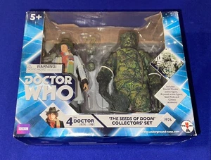 SEALED NIB vintage 1996 Dr Who BBC Seeds of Doom Collector Set ACTION FIGURE 4th - Picture 1 of 3
