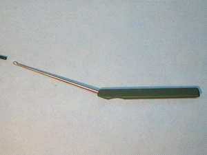 SEC Micro Axialkürette, 10 Zoll Straight Down #0 grün, Modell U-0065 - Bild 1 von 2