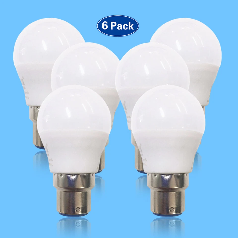 EXTRASTAR LED Golf Globe Round Light Bulbs 4W 5W 6W B22 Standard Bayonet Warm Cool White