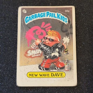 1985 Topps GARBAGE PAIL KIDS SERIES 1 GPK OS1 30a New Wave Dave Matte - Picture 1 of 2