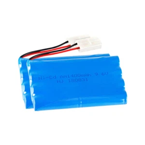 2pcs 9.6V 1400mAh AA Rechargeable Battery Pack For Remote Control RC Car Boy Toy - Picture 1 of 8