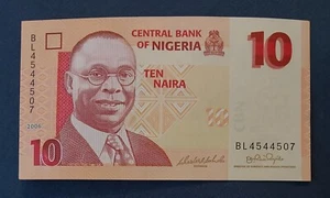 NIGERIA - 2006 - 10 NAIRA - BANKNOTE - BL4544507 - CIRCULATED - Picture 1 of 2