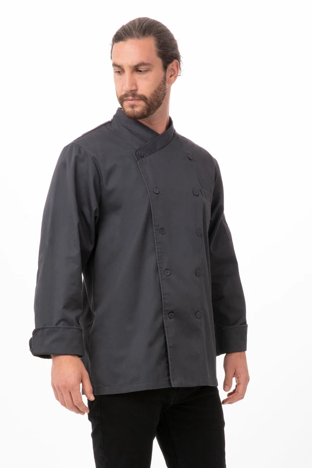Chef Works Mens Anguilla Executive Chef Coat (FBCC) - Image 1 of 1