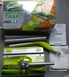 Kit de barrido y trampa Swiffer + 2 paños secos descontinuados nuevo en caja DAÑADA - Imagen 1 de 1