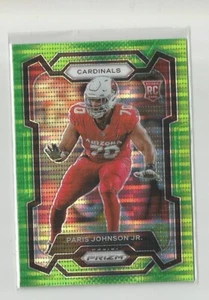 2023 Panini Prizm PARIS JOHNSON JR. Neon Green Pulsar - Picture 1 of 1