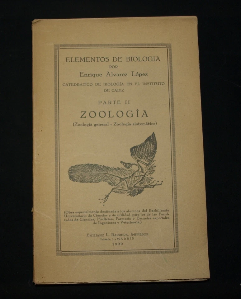 ELEMENTOS DE BIOLOGIA - PARTE II ZOOLOGIA - Imagen 1 de 1
