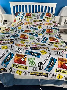 Super Mario Kart Official NINTENDO Twin Flat Sheet Fabric Kids Bedding Decor - Picture 1 of 6