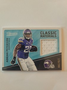 2017 NFL Classics, Adrian Peterson 175/299, Classic Materials
