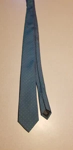 Reaction Kenneth Cole Men's Slim light Blue With White Polka Dots Tie - Picture 1 of 2