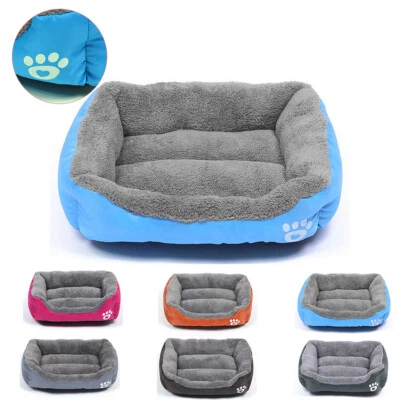 Small Pet Dog Cat Bed Puppy Cushion House Soft Warm Kennel Mat Pad Washable - Image 1 of 4