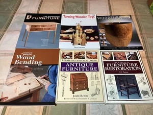6 Books On Woodworking and Furniture Restoration Wood Bending Antiques - Picture 1 of 4