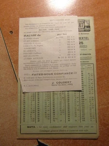 Brochure Prospectus COUTELLERIE J.COUDERT Septembre 1926 Galerie VERO-DODAT - Picture 1 of 3