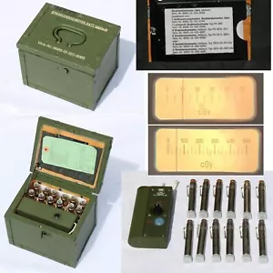 Bundeswehr Strahlendosimeter, Satz, taktisch FH390 von FAG Radioaktivität - Bild 1 von 10